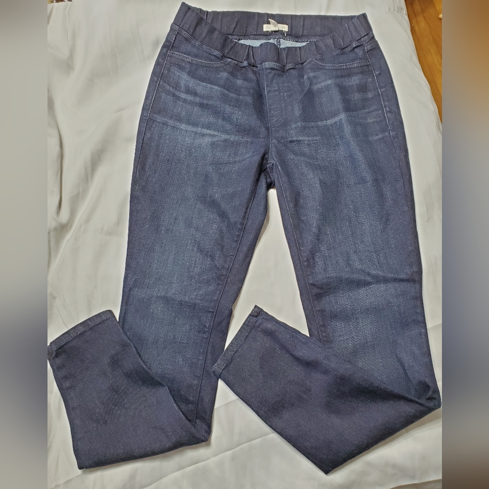 Eileen Fisher Stretchy Organic Cotton Jean leggings Size Small